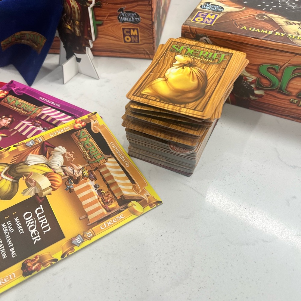 Sheriff Of Nottingham Board Game Bluffing Bribery CMON Edition - Picture 4 of 7